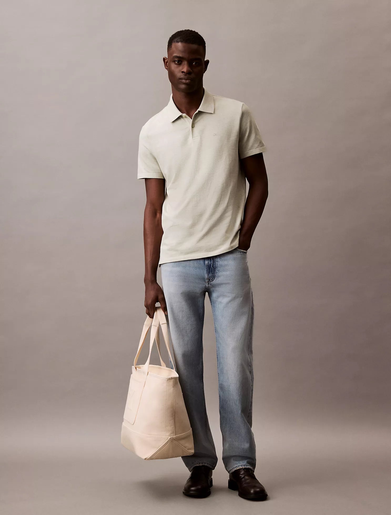 Cotton Blend Classic Polo Shirt
