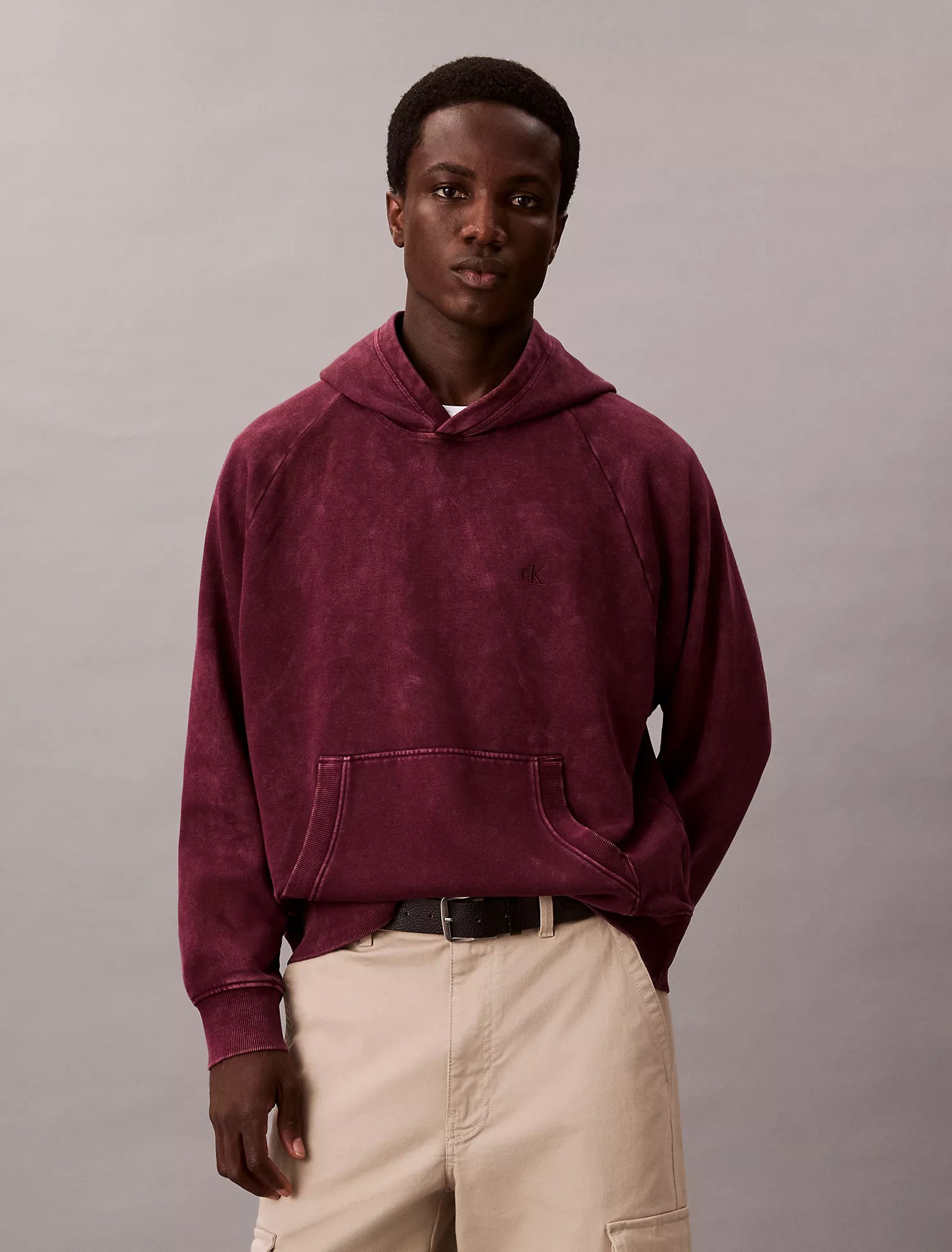 Washed Fleece Relaxed Hoodie