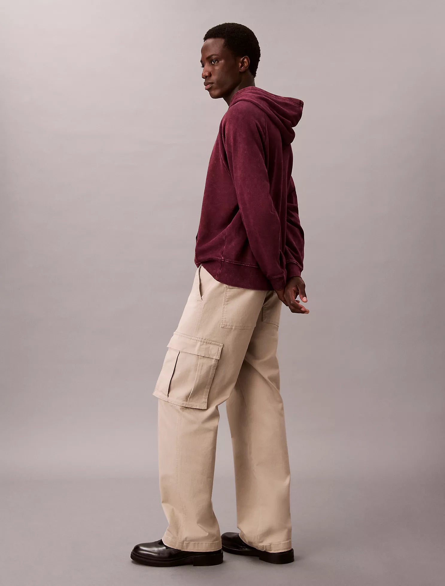 Washed Fleece Relaxed Hoodie