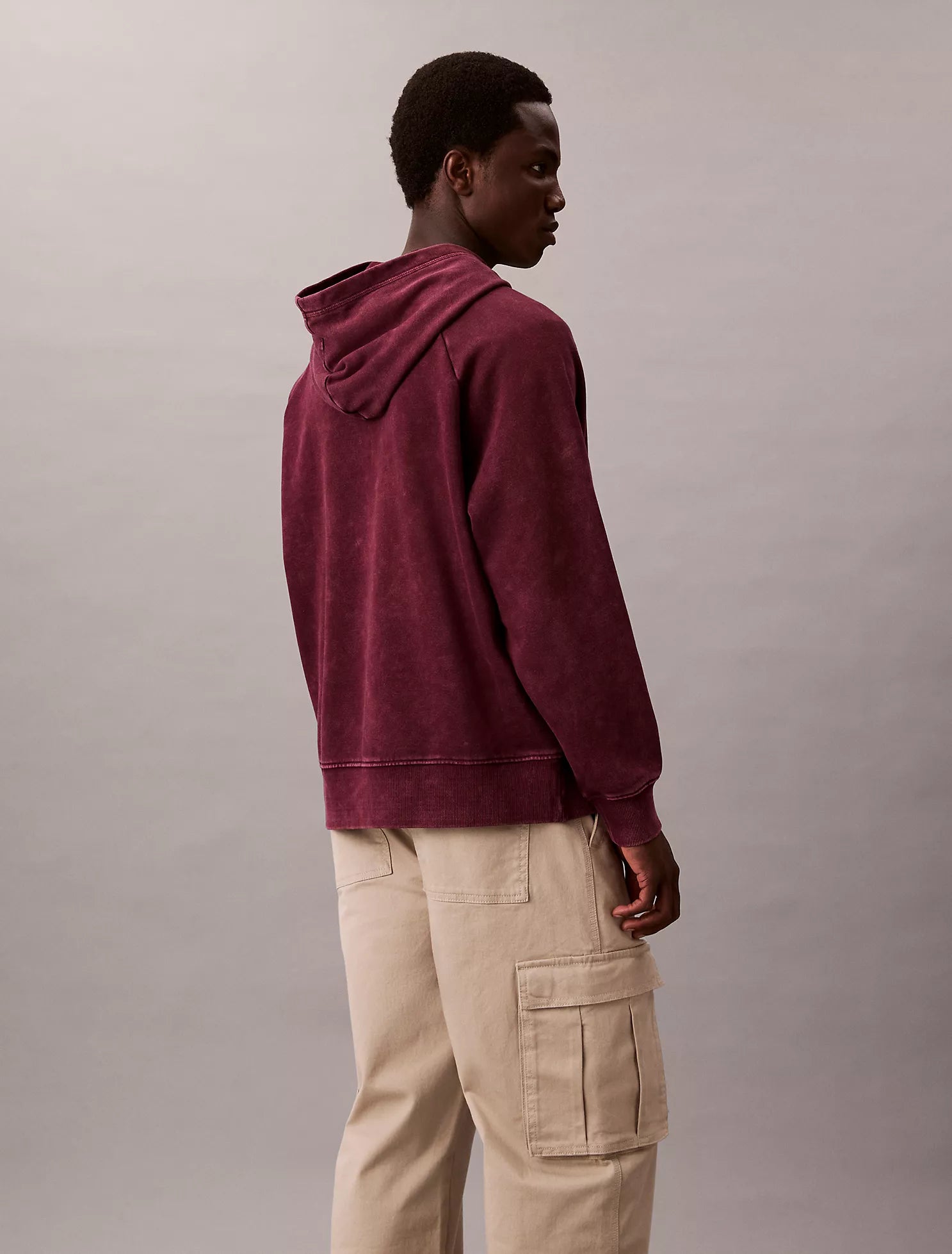 Washed Fleece Relaxed Hoodie