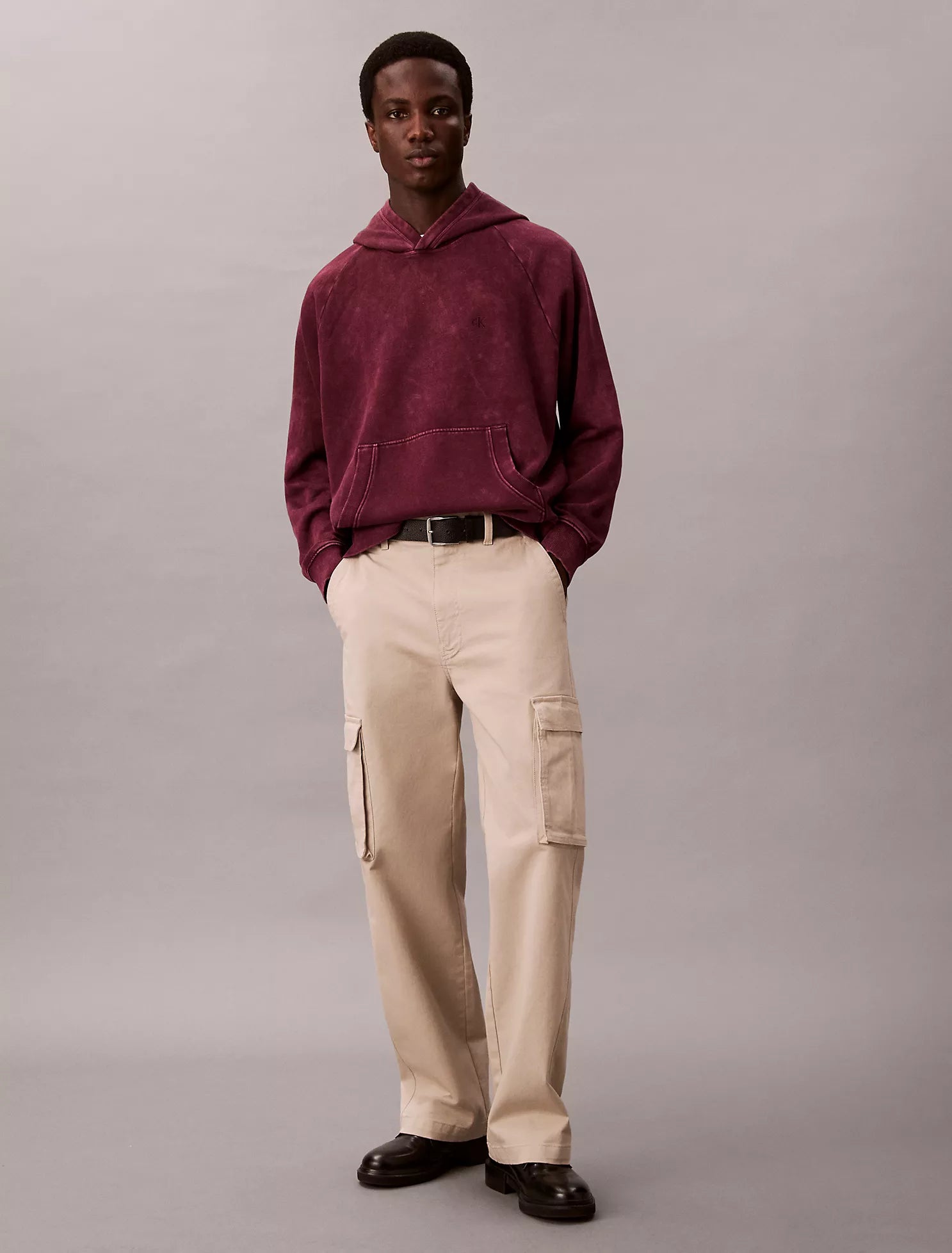 Washed Fleece Relaxed Hoodie