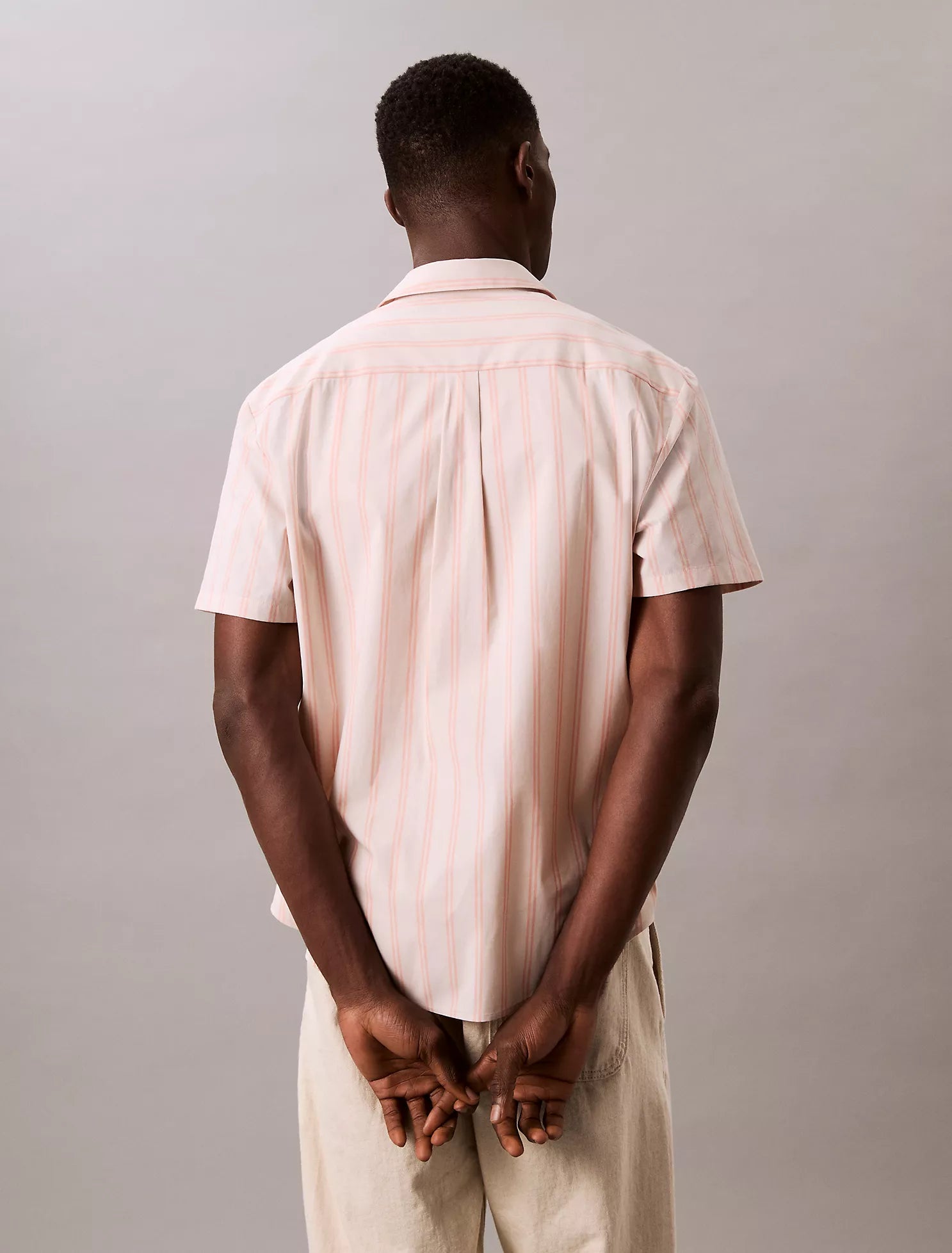 Poplin Stripe Classic Button-Down Shirt