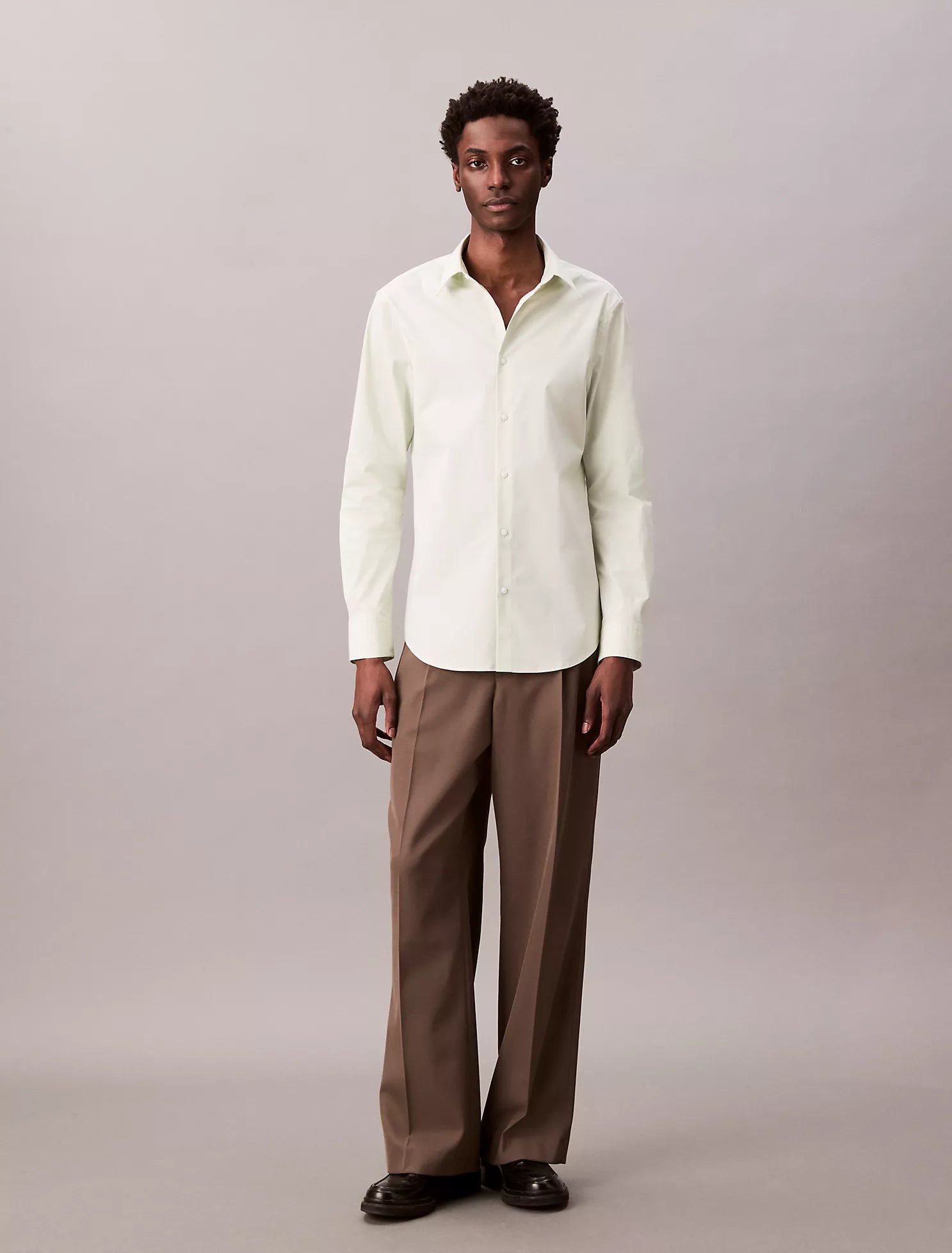 Slim Stretch Button-Down Shirt