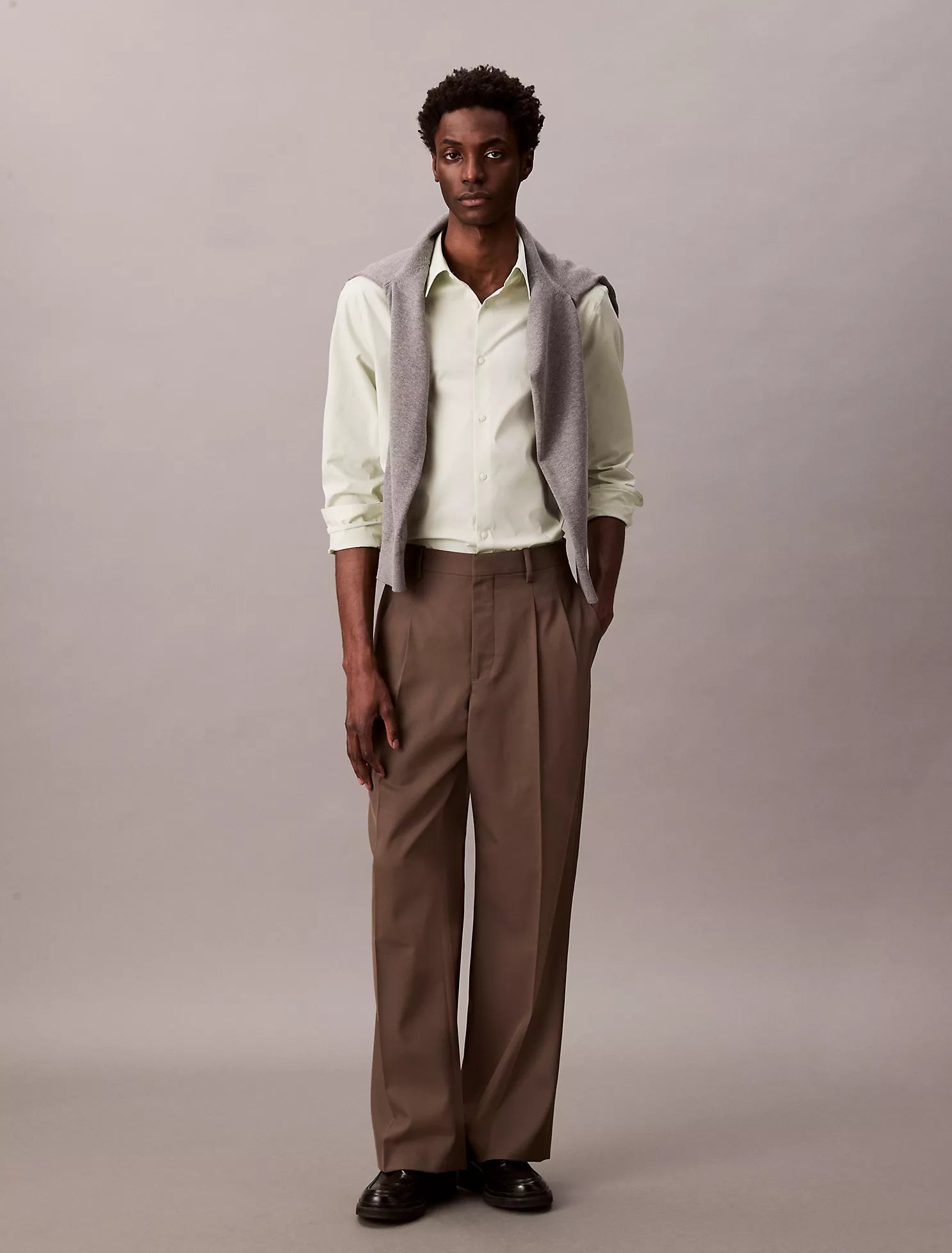 Slim Stretch Button-Down Shirt