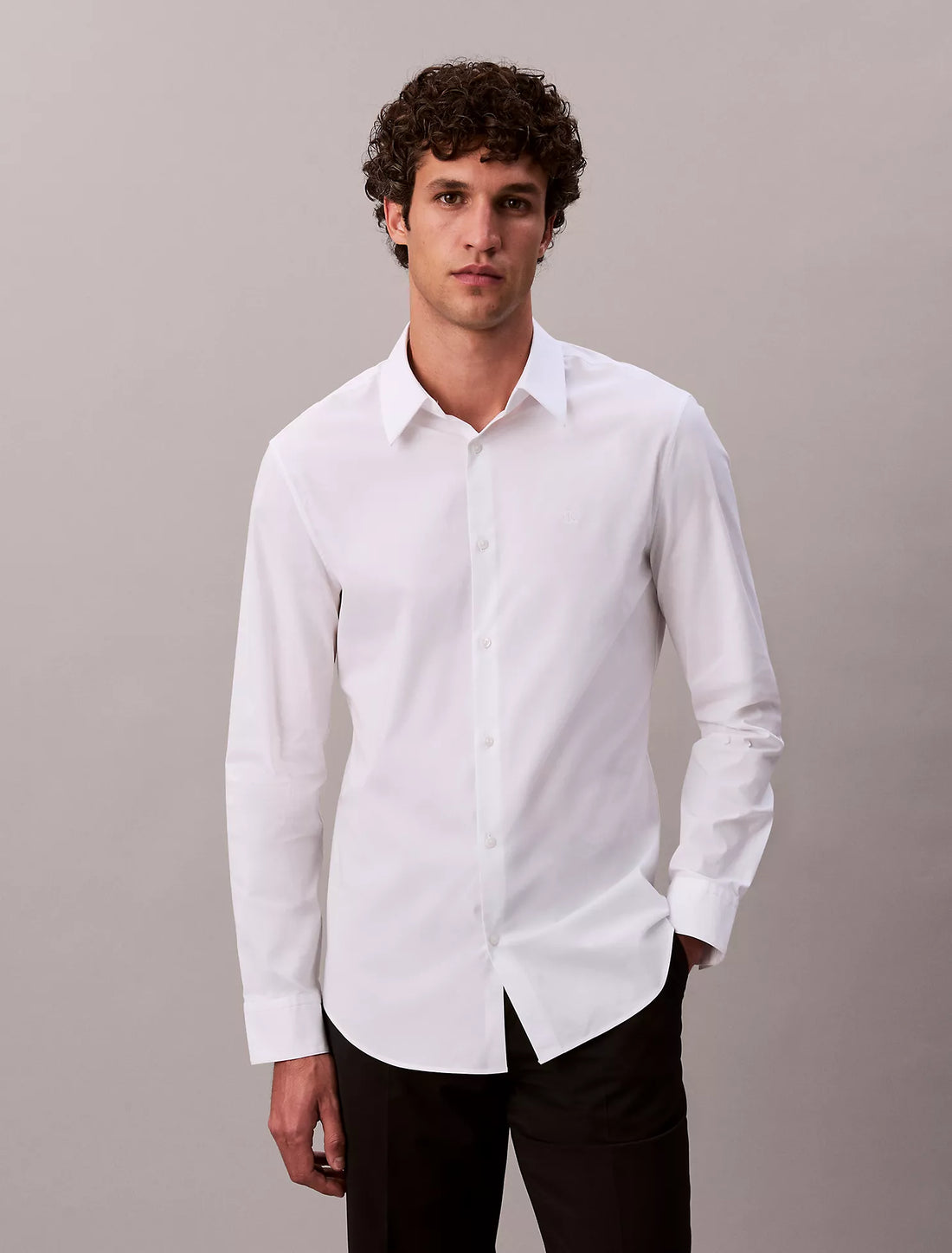 Slim Stretch Button-Down Shirt