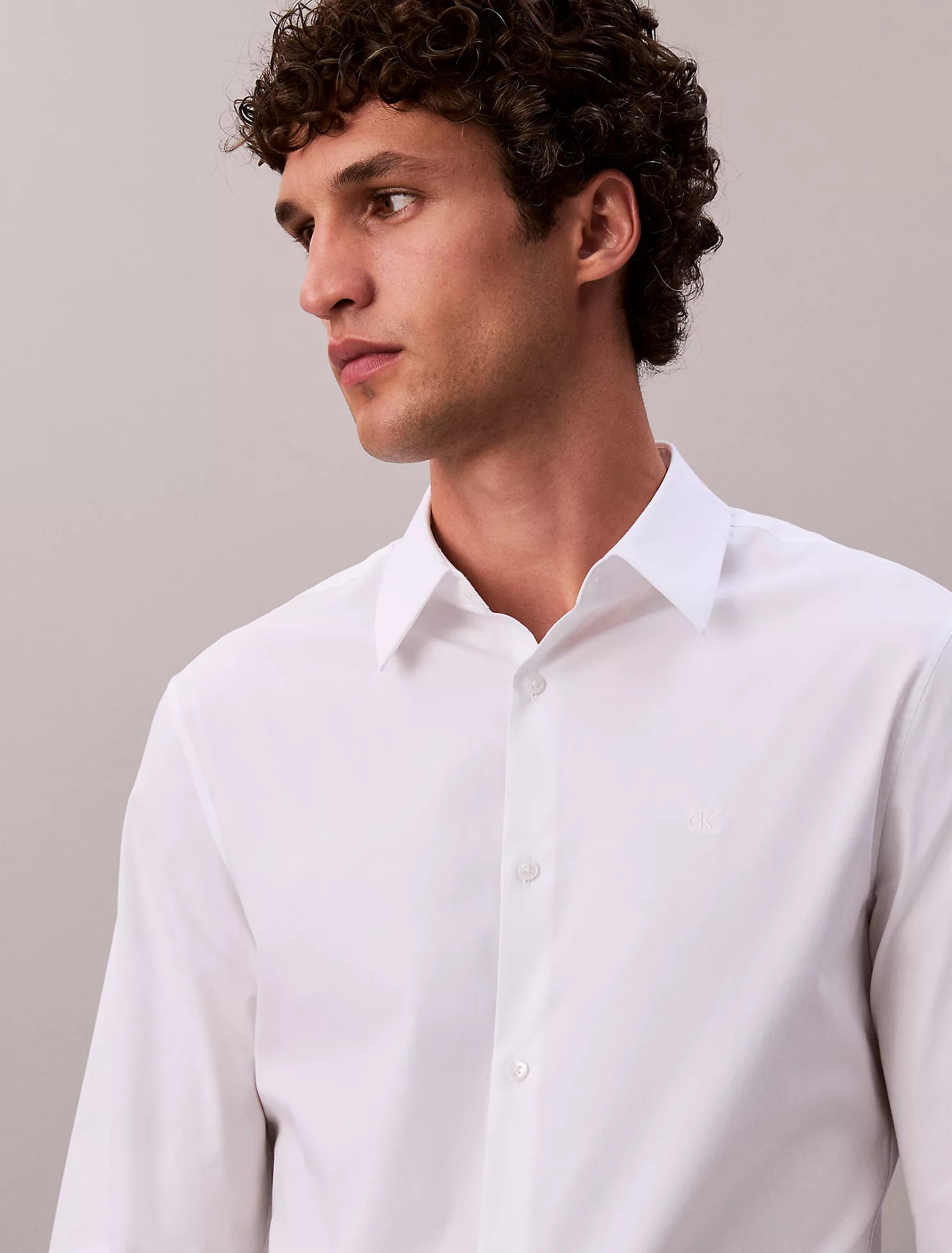 Slim Stretch Button-Down Shirt