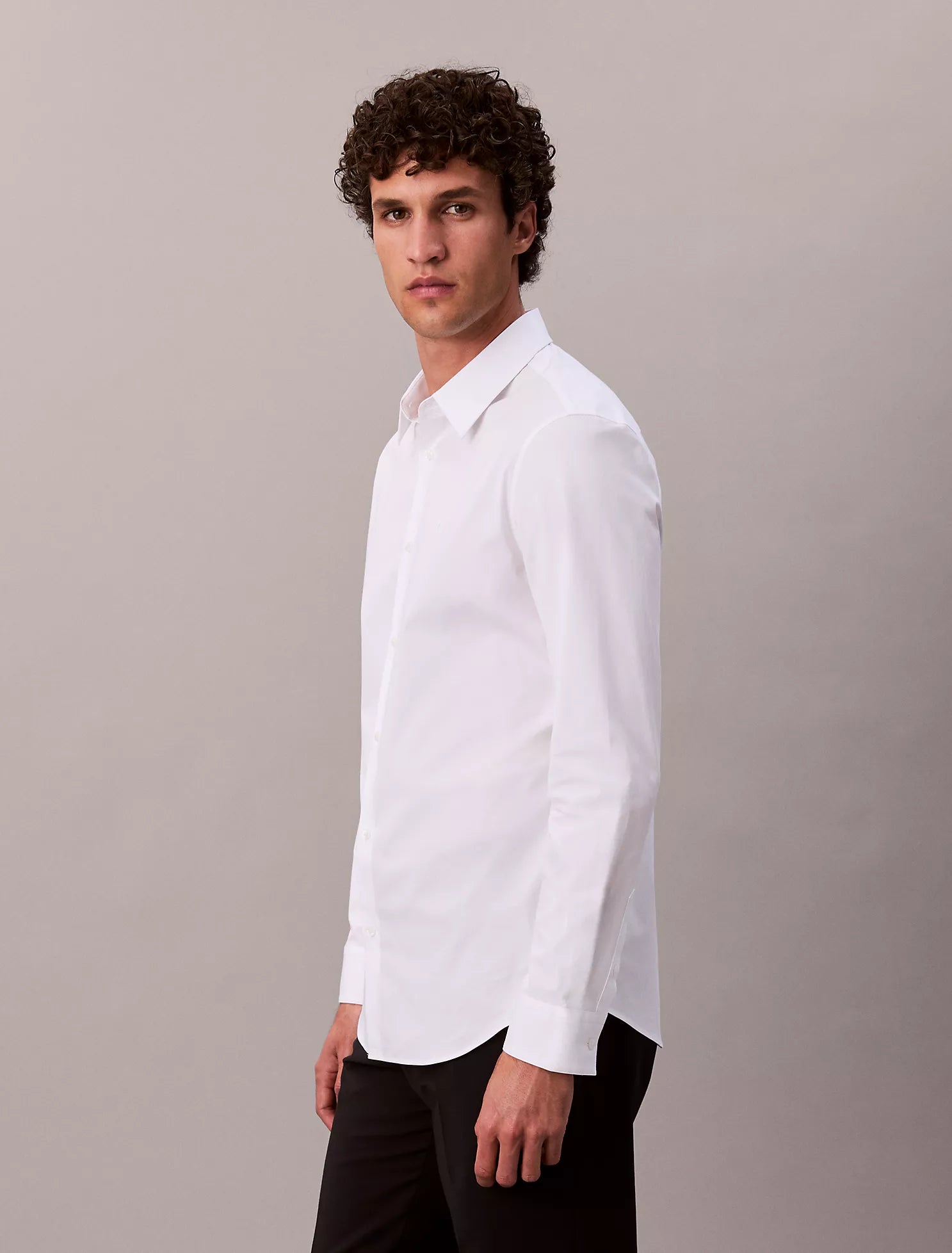 Slim Stretch Button-Down Shirt