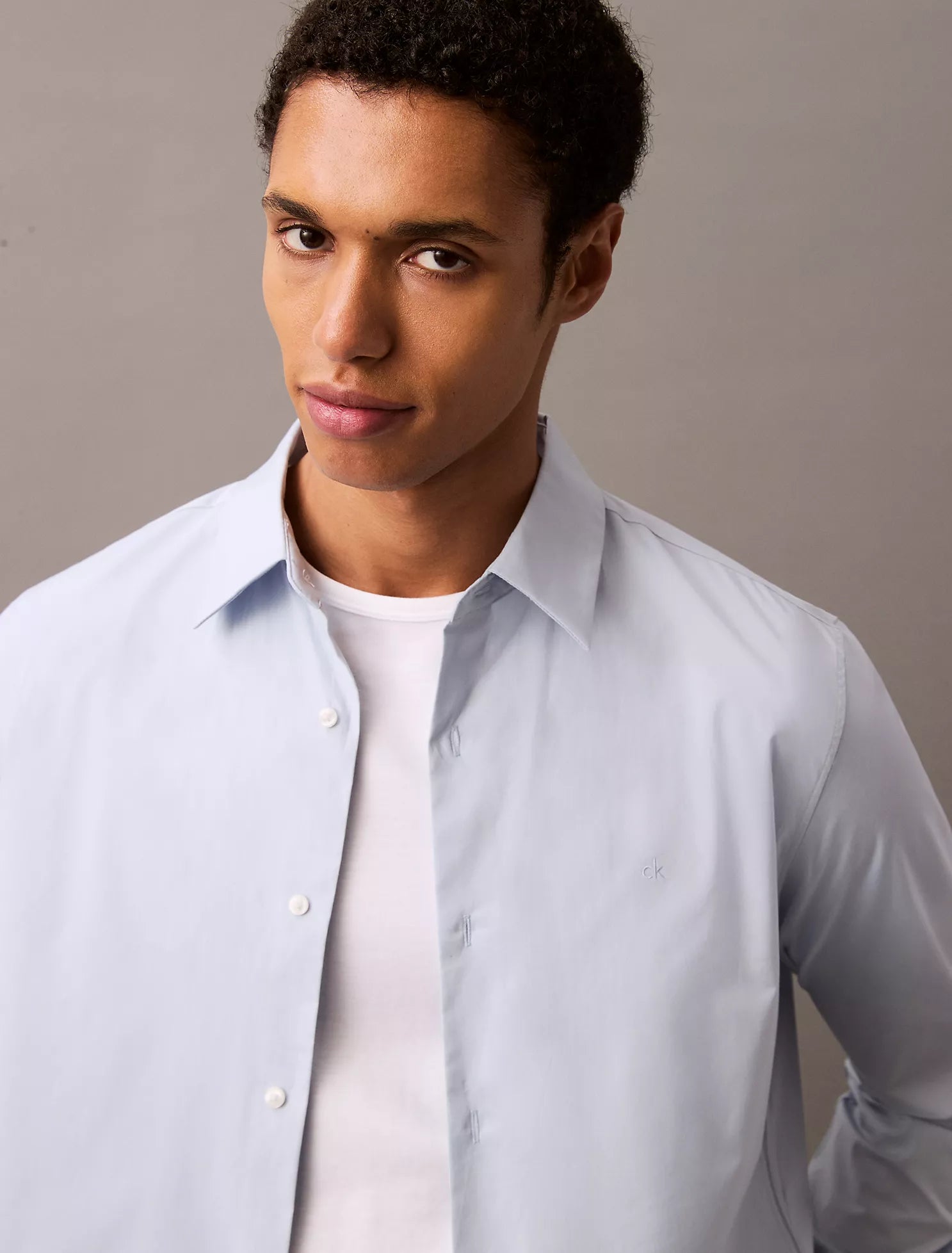 Classic Stretch Button-Down Shirt