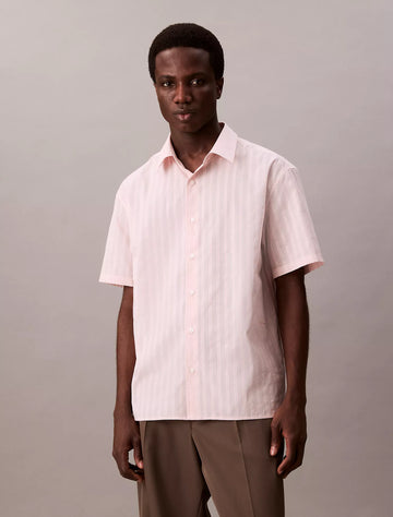 Stripe Relaxed Button-Down Shirt