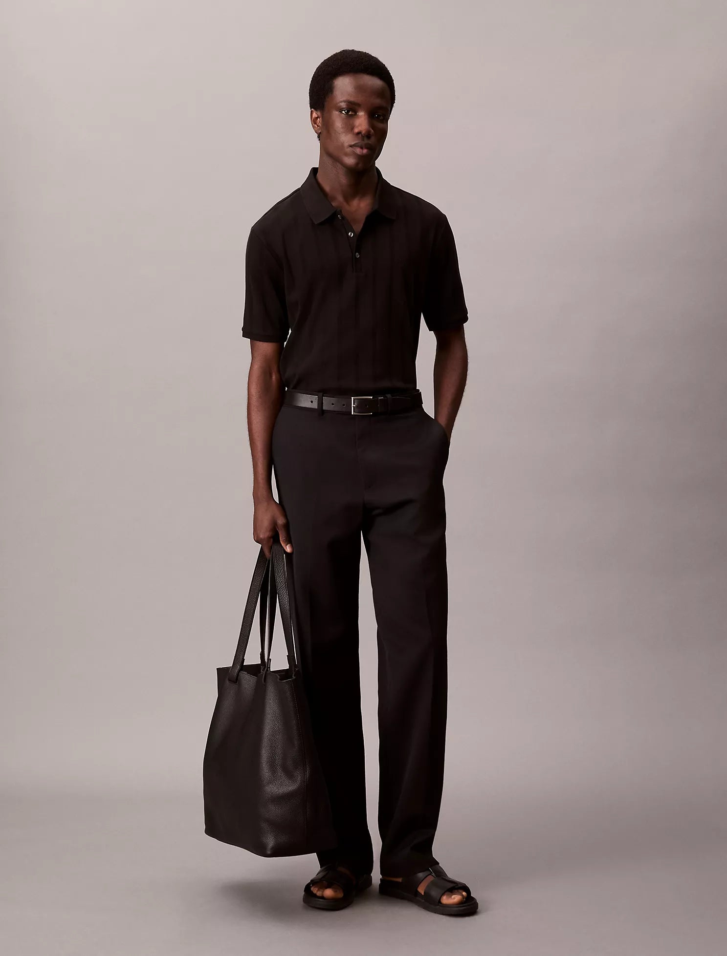 Variegated Rib Classic Polo Shirt