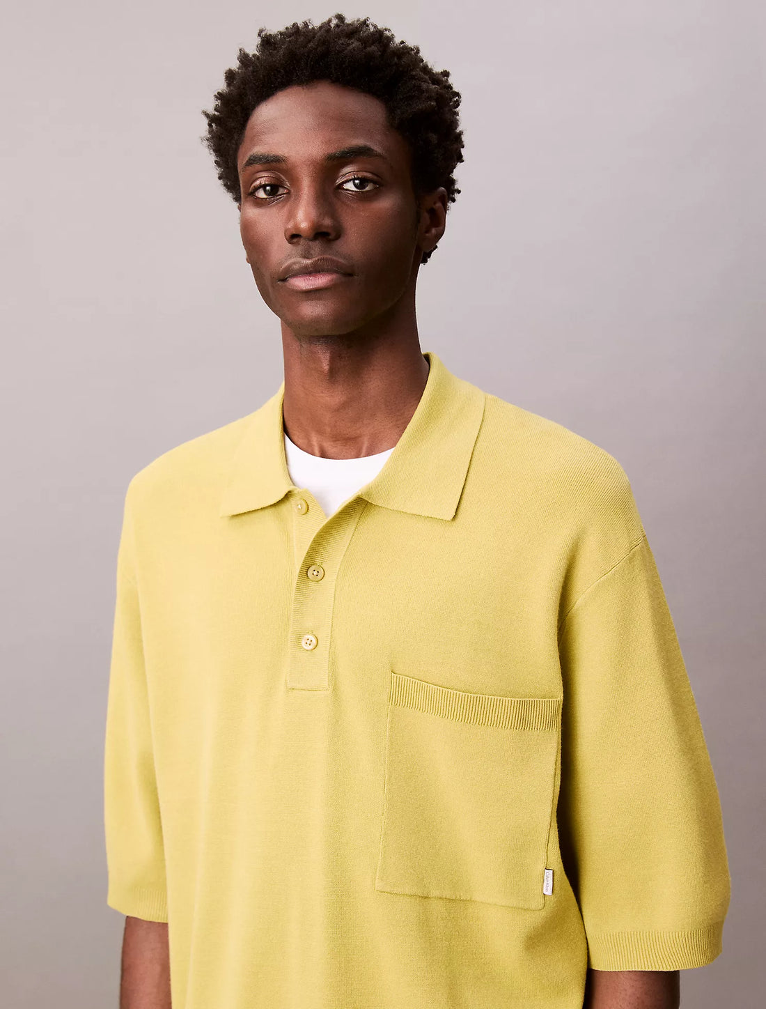 Tech Knit Boxy Polo Sweater