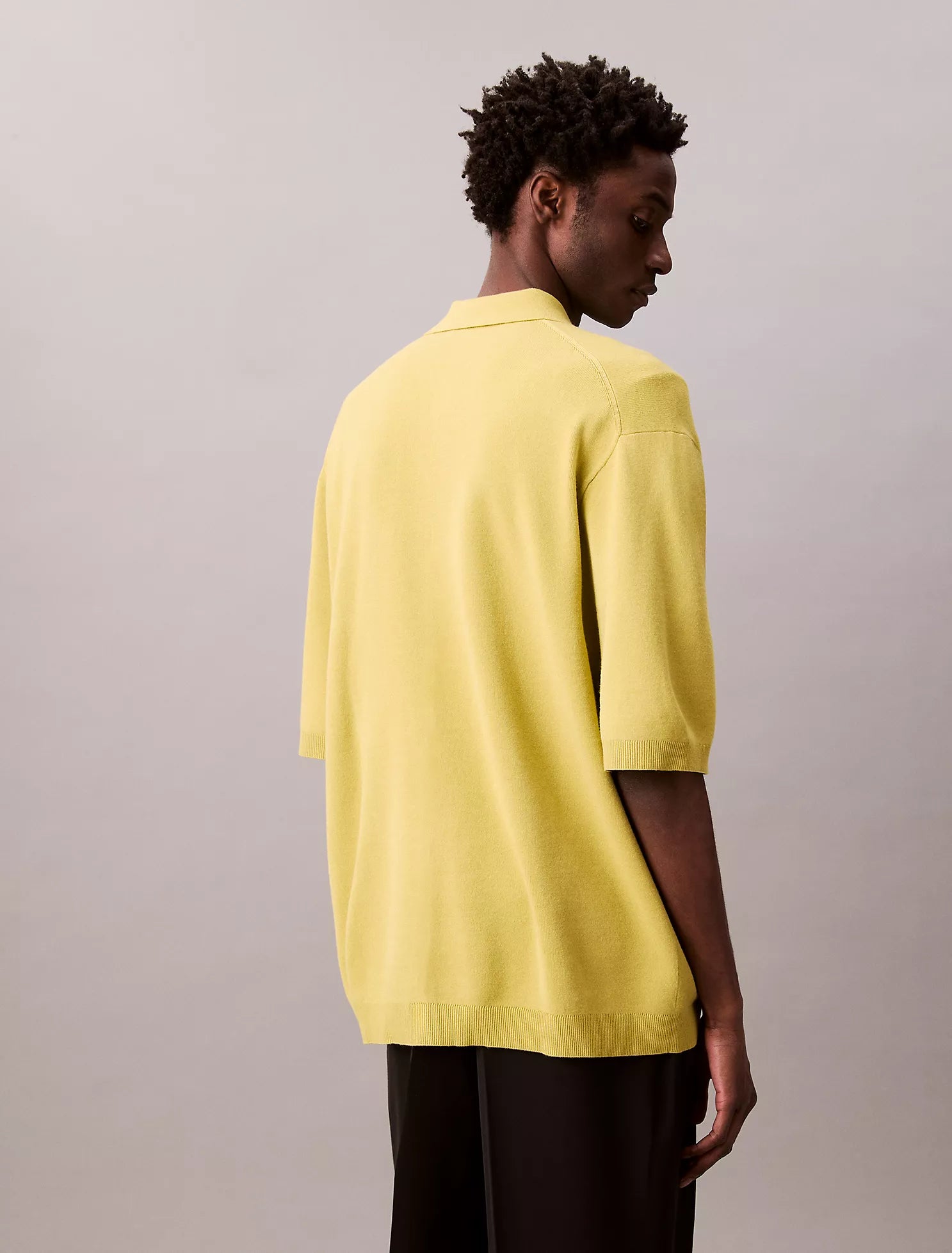 Tech Knit Boxy Polo Sweater