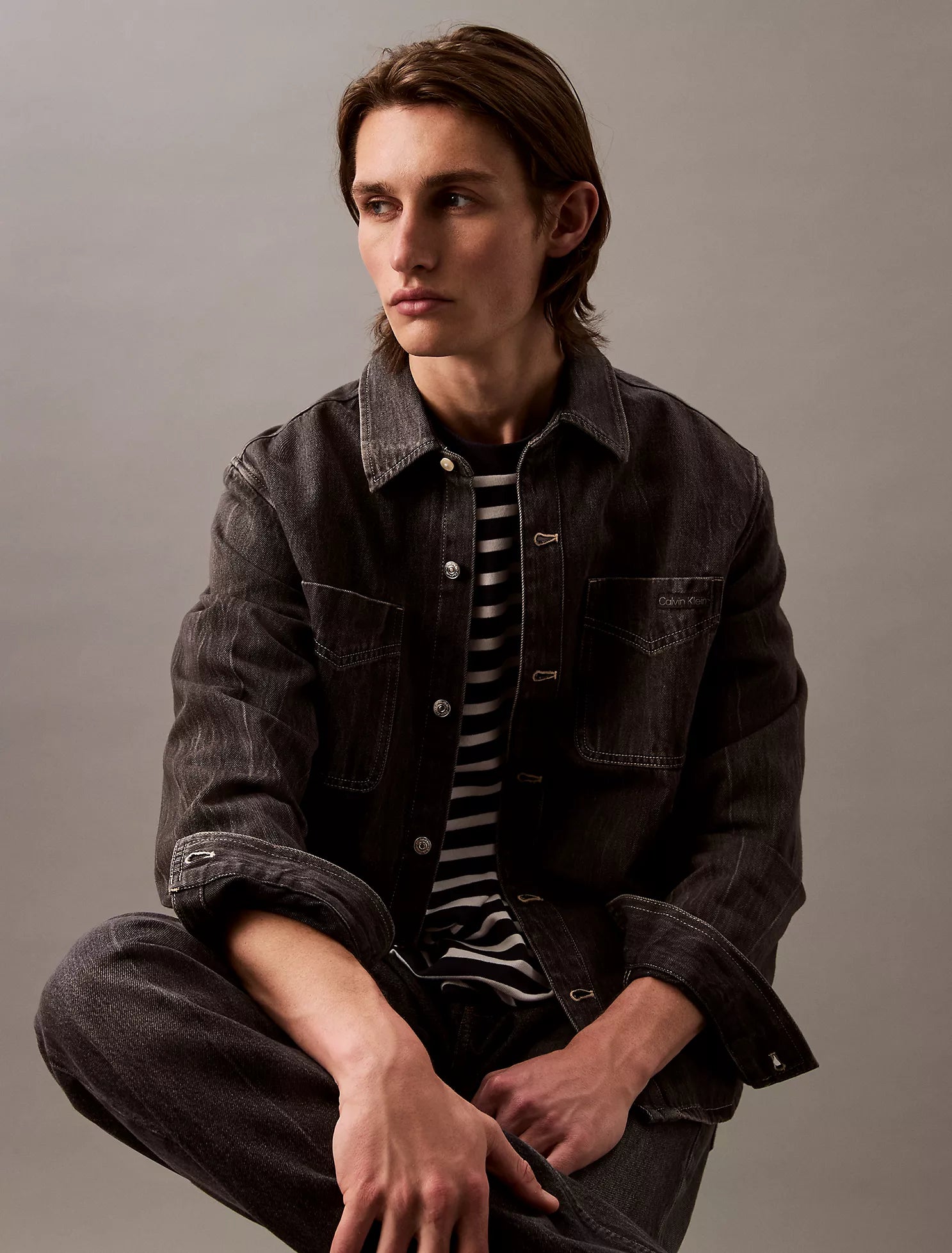 Bold Stripe Jersey Relaxed Tee