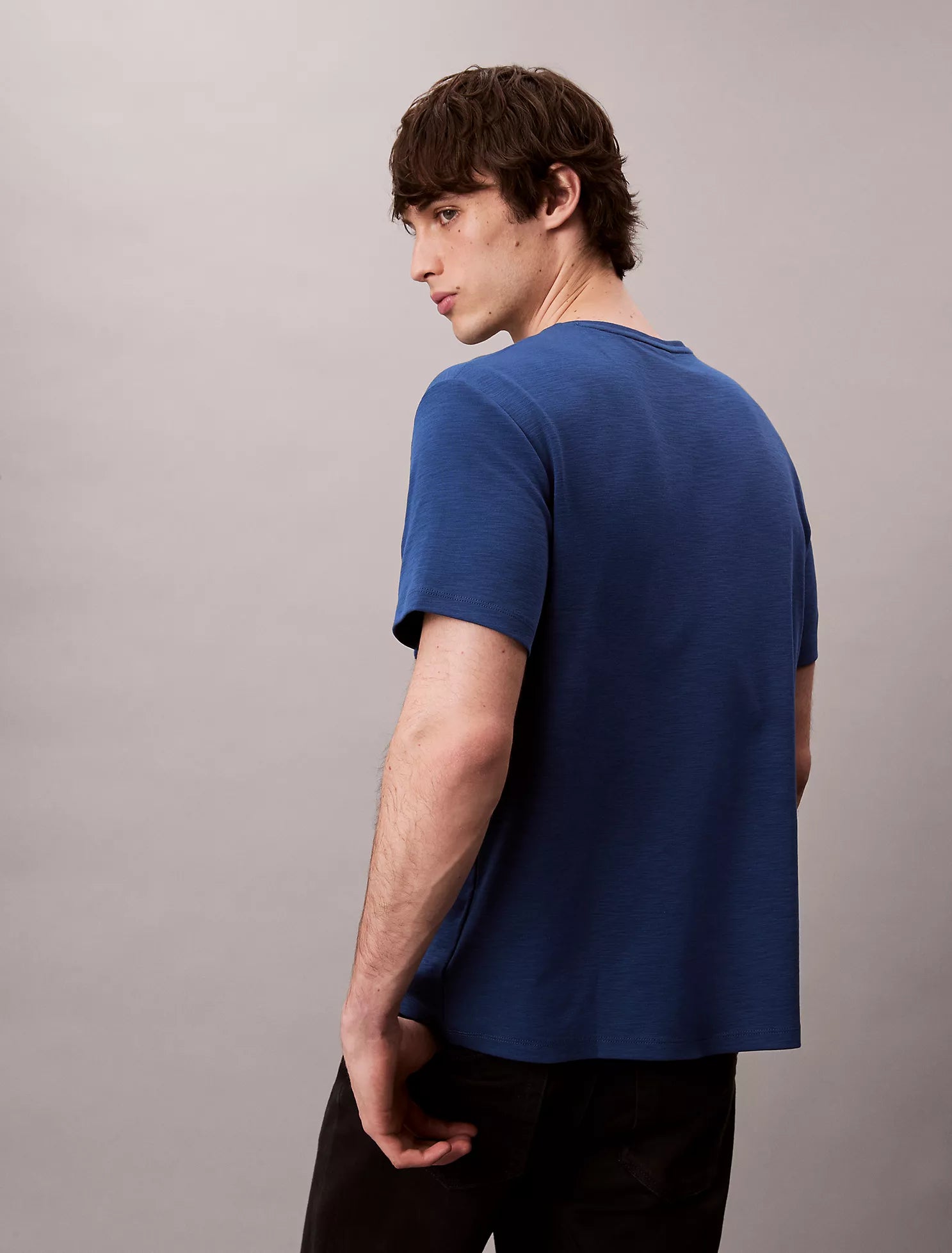 Cotton Relaxed Henley T-Shirt