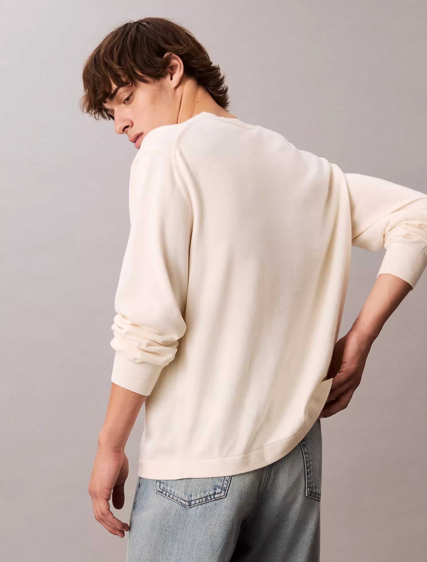 Colorblock Logo Graphic Classic Sweater