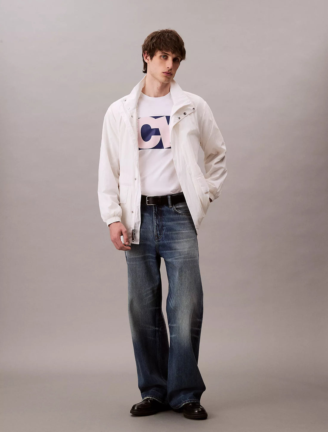 Monogram Logo Box Graphic Classic T-Shirt