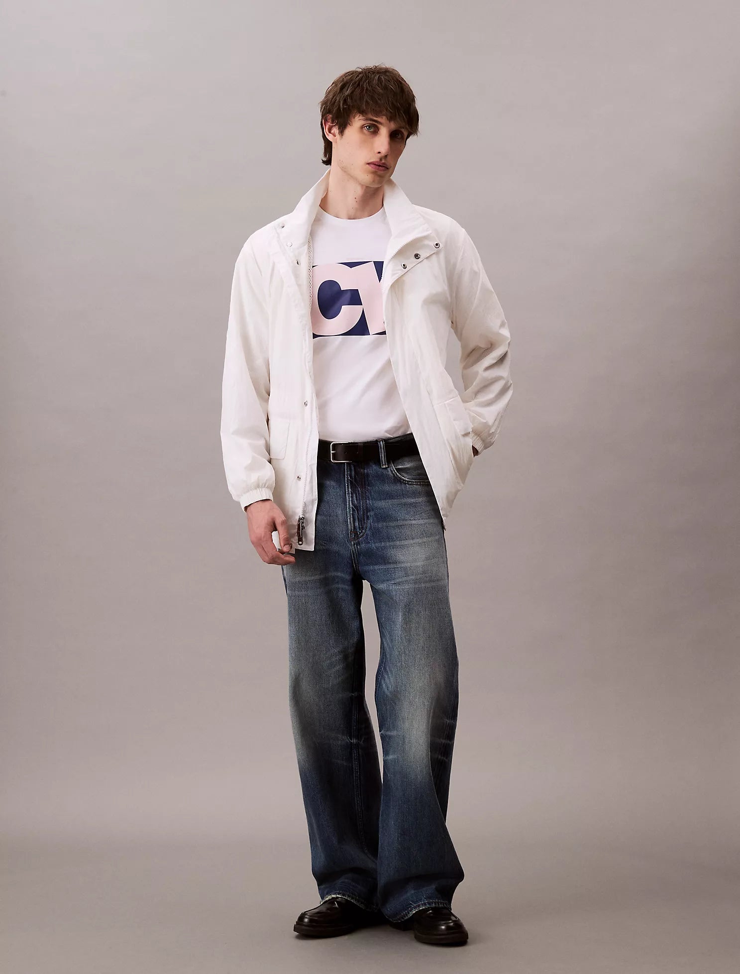 Monogram Logo Box Graphic Classic T-Shirt