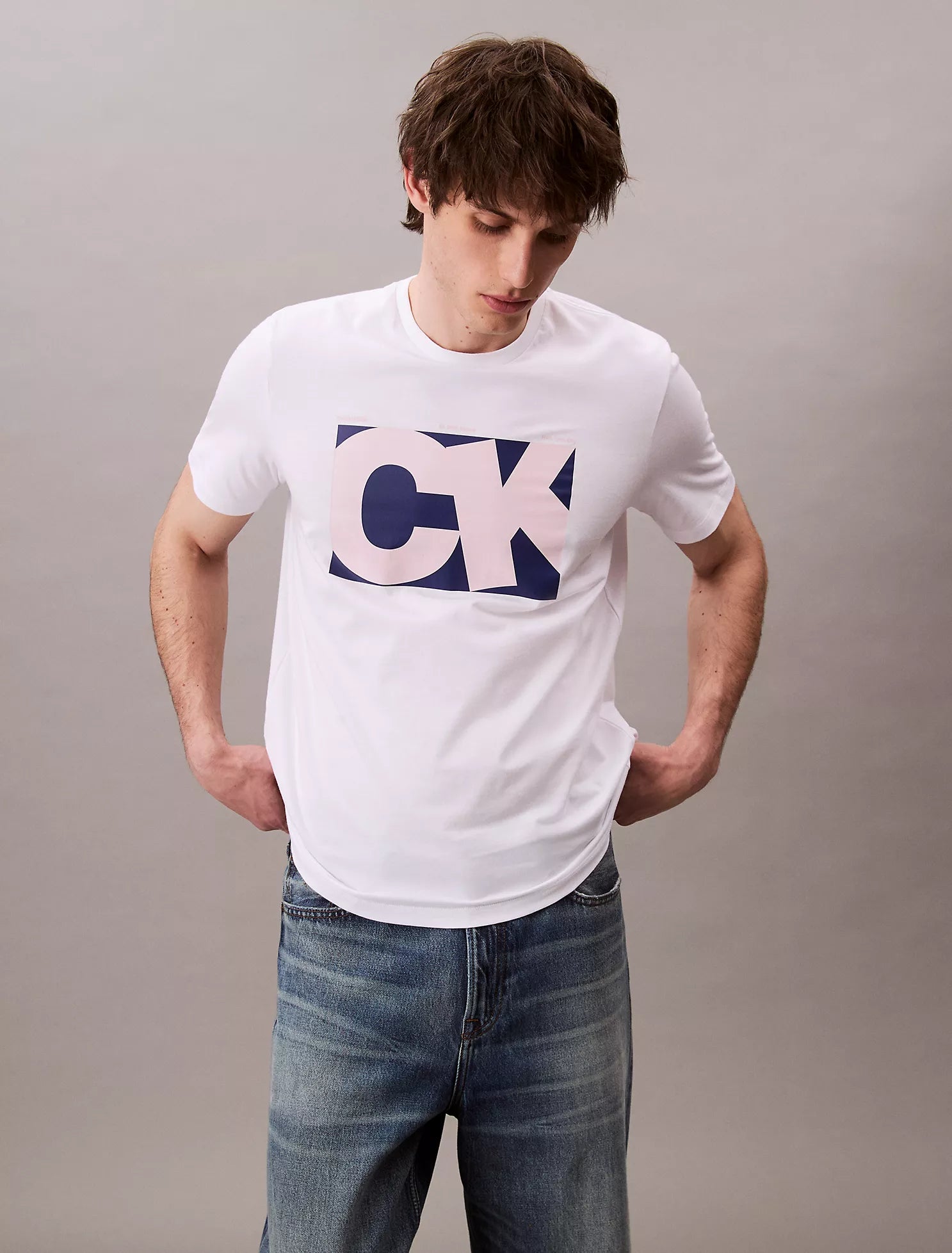 Monogram Logo Box Graphic Classic T-Shirt
