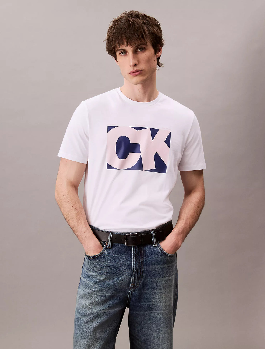 Monogram Logo Box Graphic Classic T-Shirt