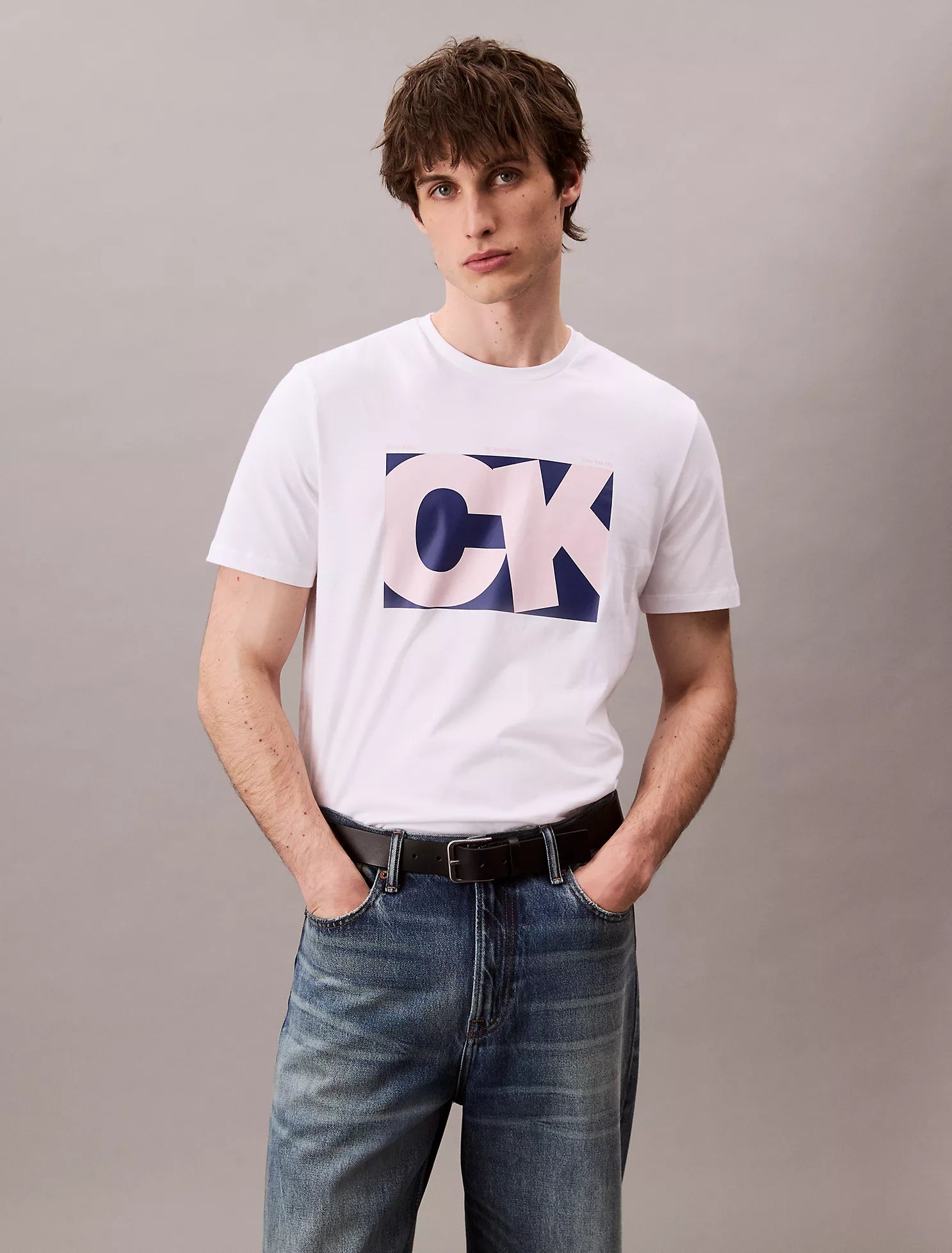 Monogram Logo Box Graphic Classic T-Shirt