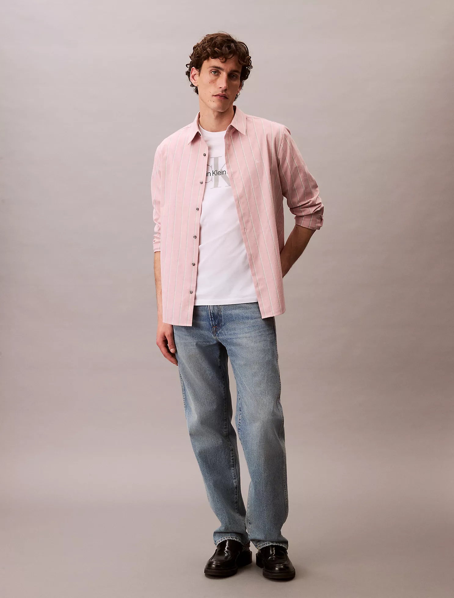Stripe Oxford Classic Button-Down Shirt