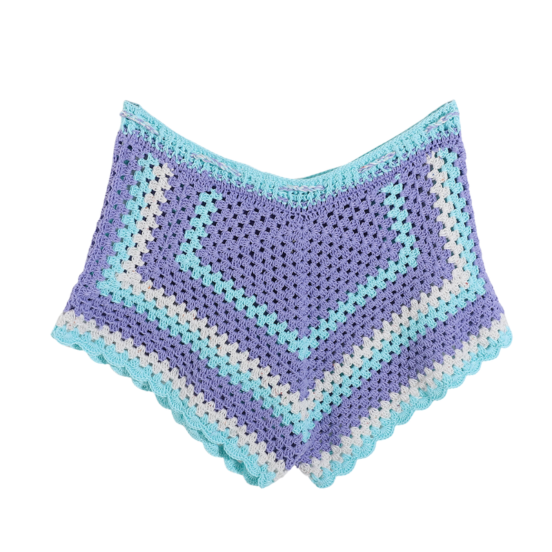 Handmade Trico Knitted Women Shorts