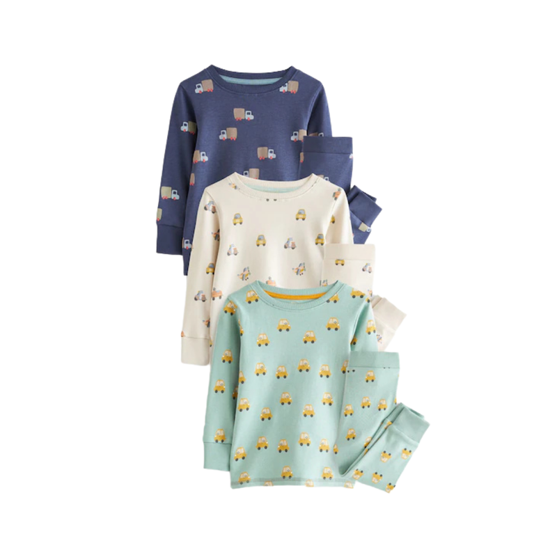 Boys Pajama Set-Pack Of 3