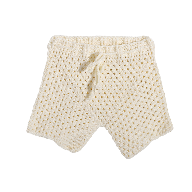 Handmade Trico Knitted Women Top & Shorts
