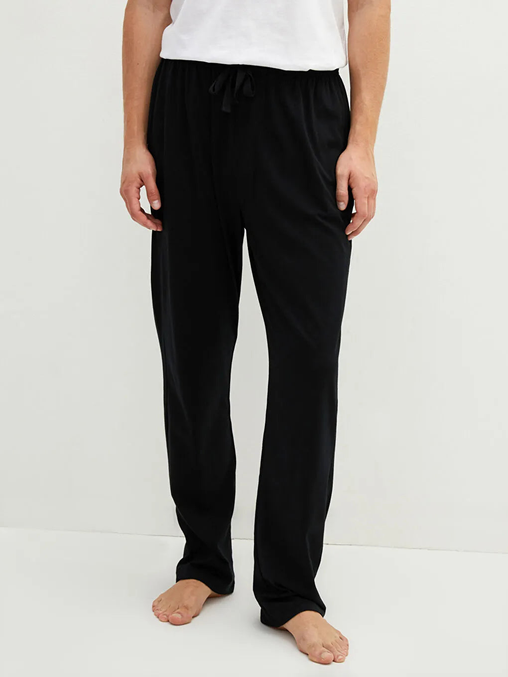 calvin klein men's pajama bottoms anthracite front view
