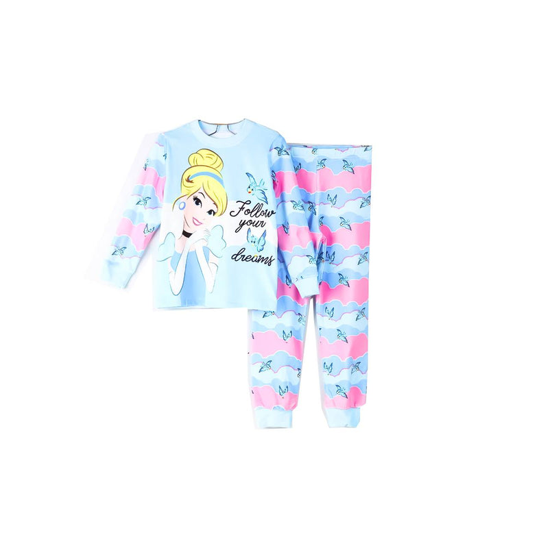 Cinderella Girls Long Sleeve & Pants Pajama Set