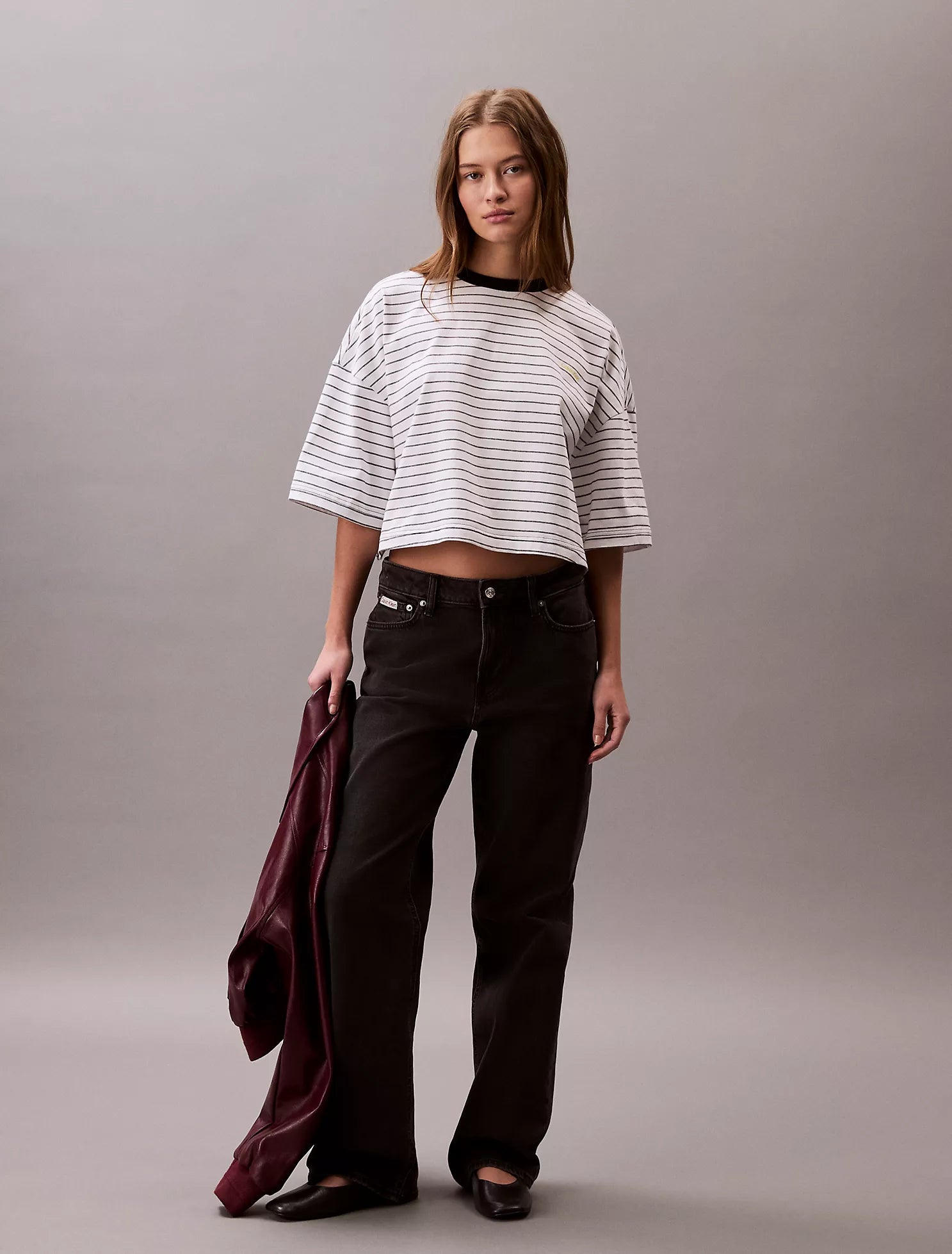 Cropped Boxy Fit T-Shirt
