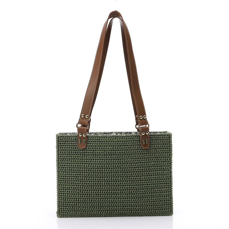 Handmade Trico Knitted Women Bag