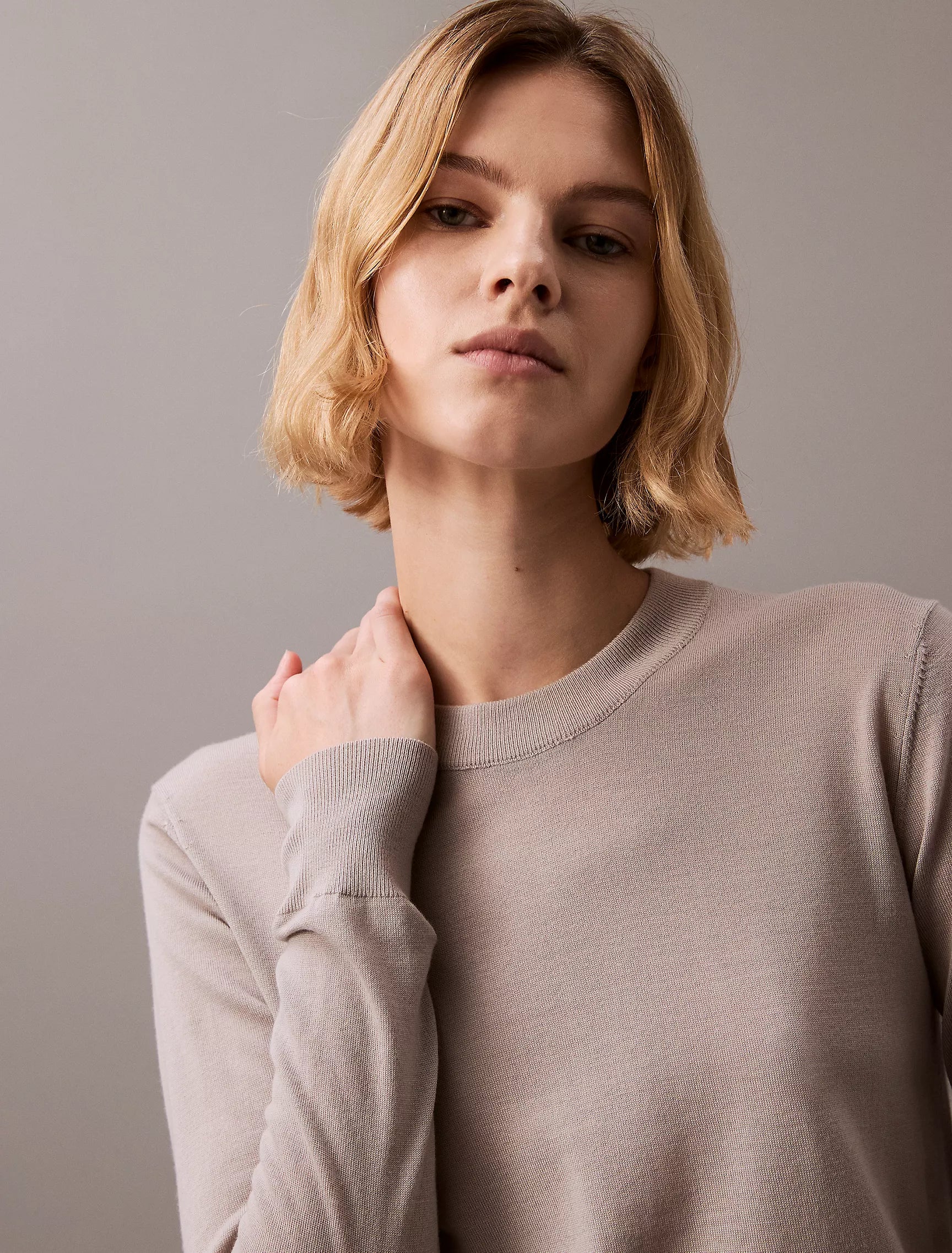  Fitted Merino Wool Sweater
