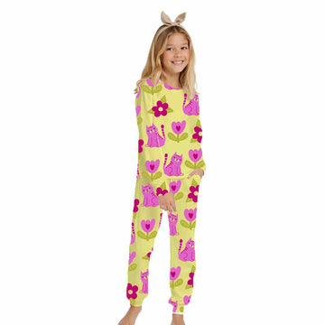 Girls Long Sleeve & Pajama Set