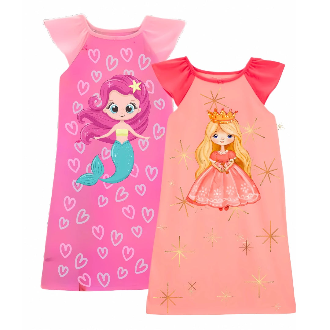 Girls Night Gown-Pack of 2