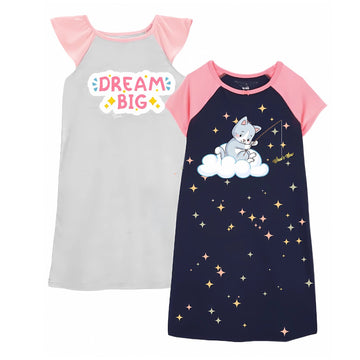 Girls Night Gown-Pack of 2