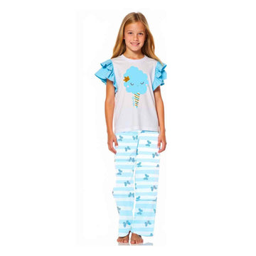 Girls Short Sleeve & Pajama Set
