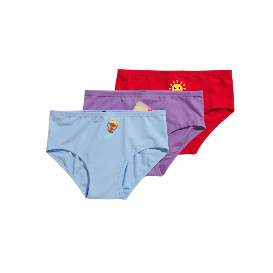 Grils Bried Underwear (Pack of 3)