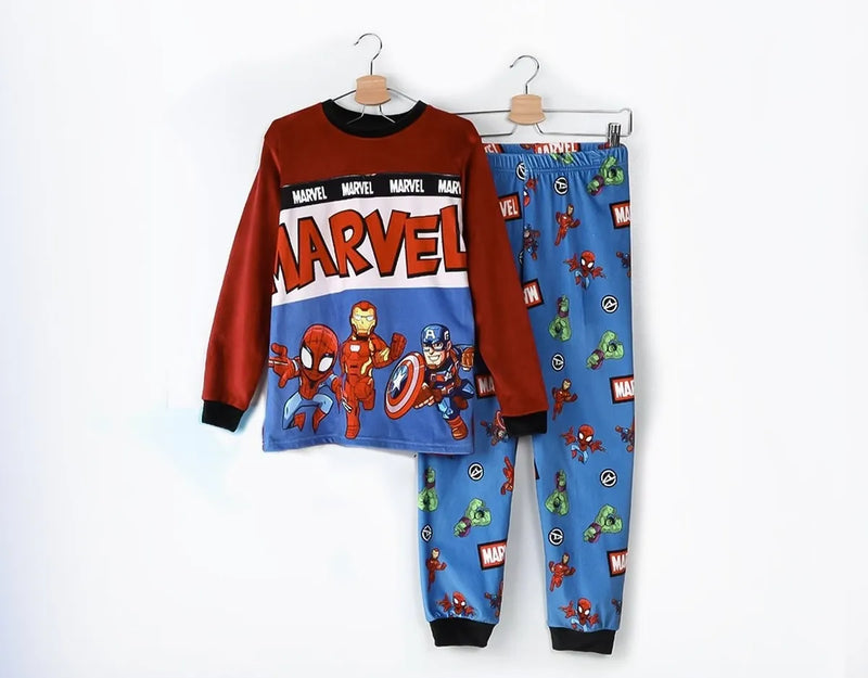 Marvel Boys Long Sleeve & Pants Pajama Set