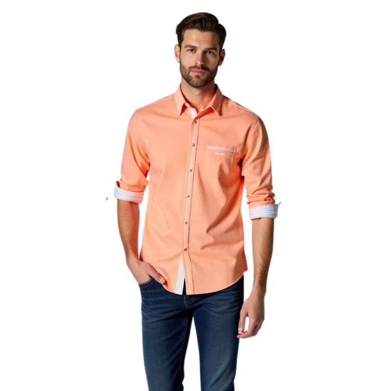 Men Button Down Long Sleeve Shirts