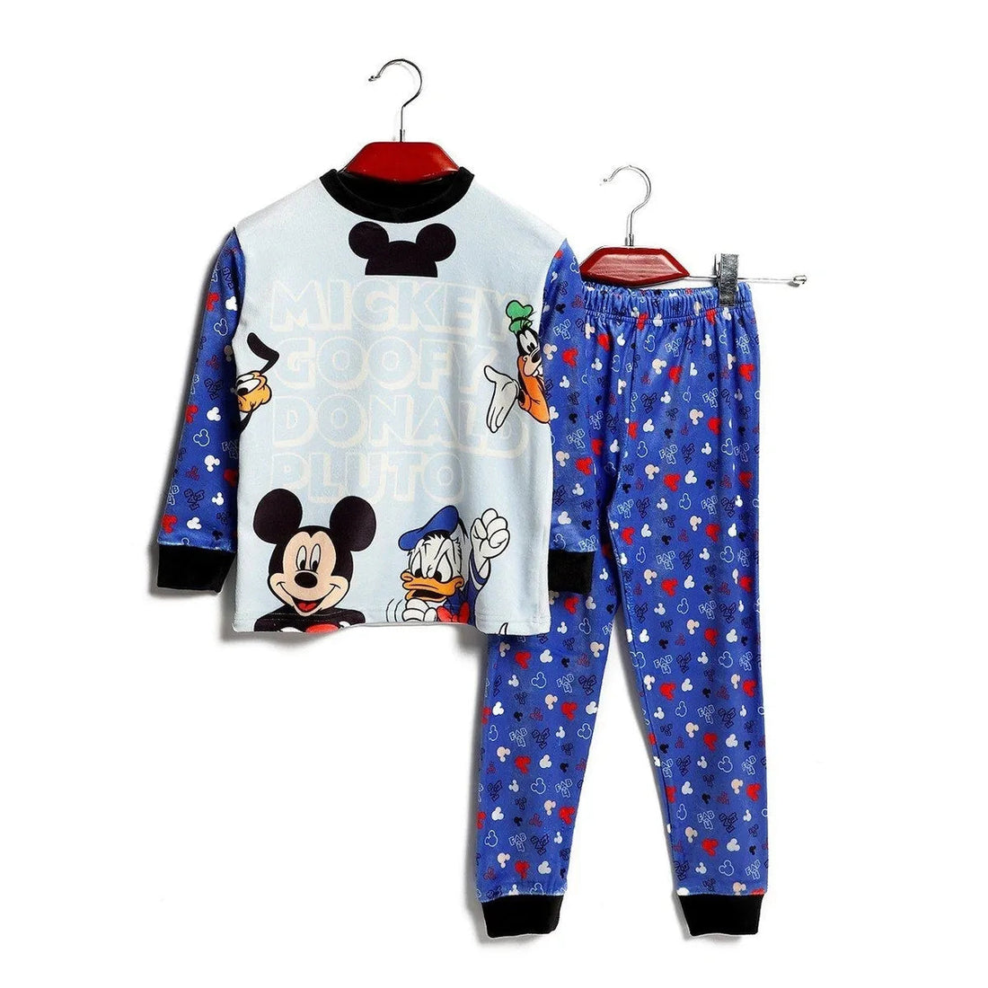 Mickey Mouse Girls Long Sleeve & Pants Pajama Set