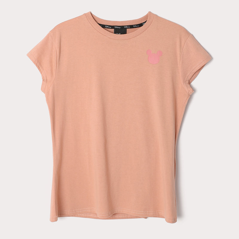 Mickey Mouse Women  Short Sleeve Tee
