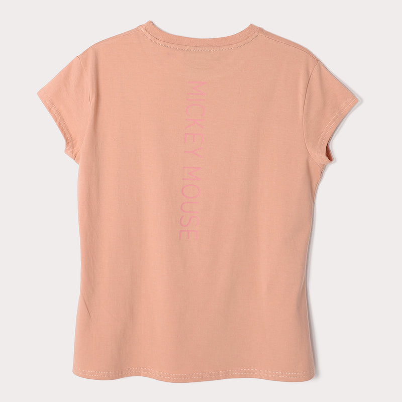Mickey Mouse Women  Short Sleeve Tee