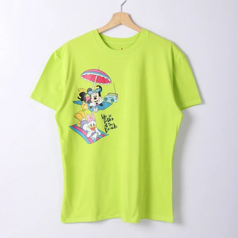 Mickey Mouse  Women Short Sleeve Tee