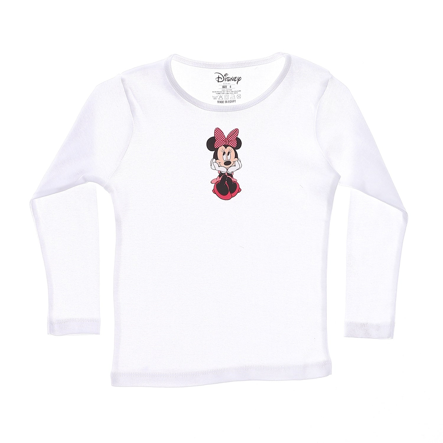 Minnie Mouse Boys Long Sleeve Undershirt-Pack Of 2