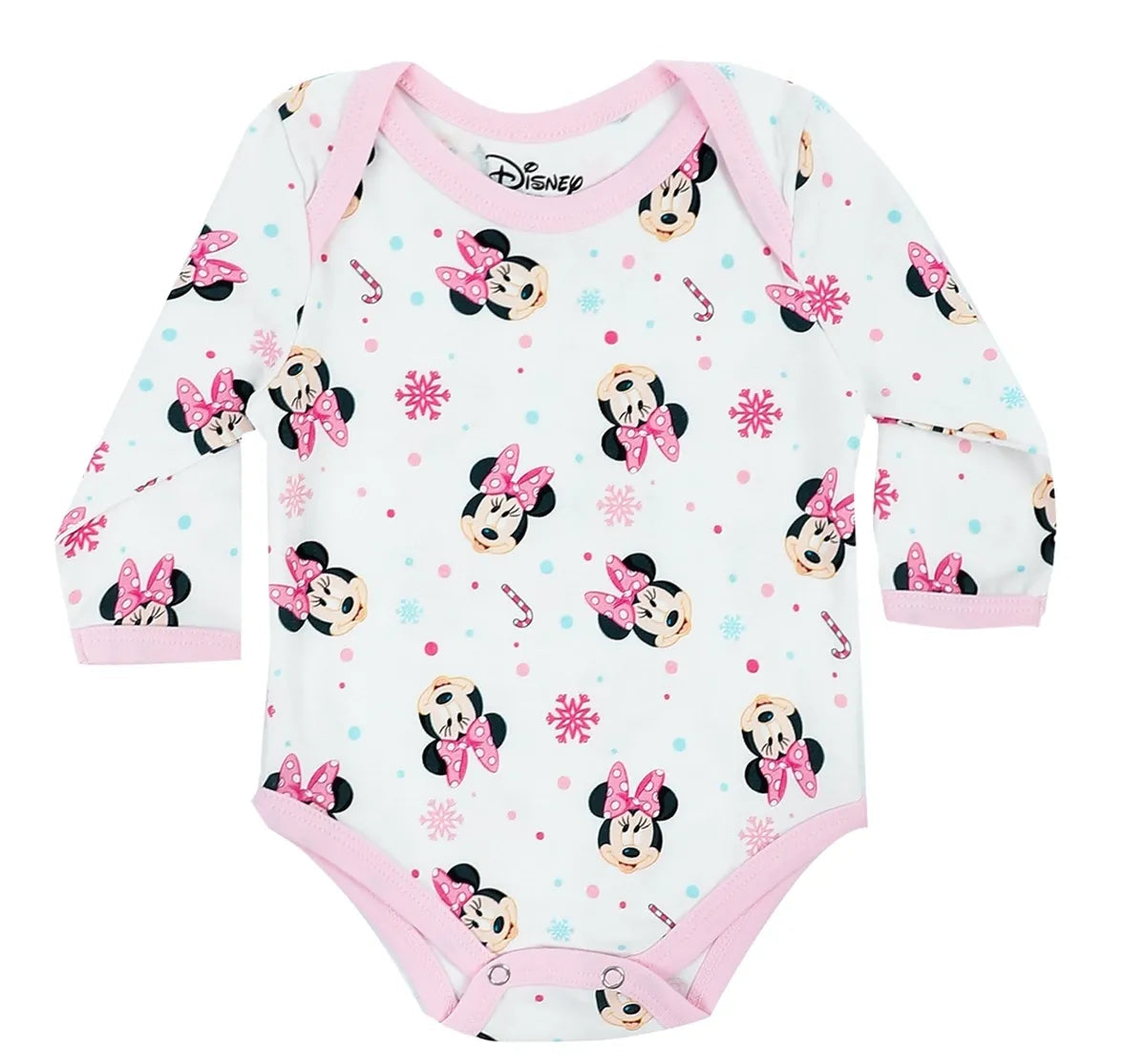 Minnie Mouse Long Sleeve Babysuit