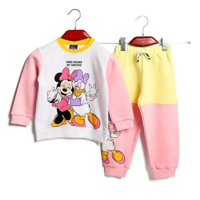 Conjunto de sudadera y jogger de Minnie Mouse para niños pequeños 