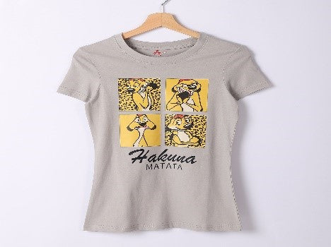 Timon & Pumba Women Short Sleeve Tee