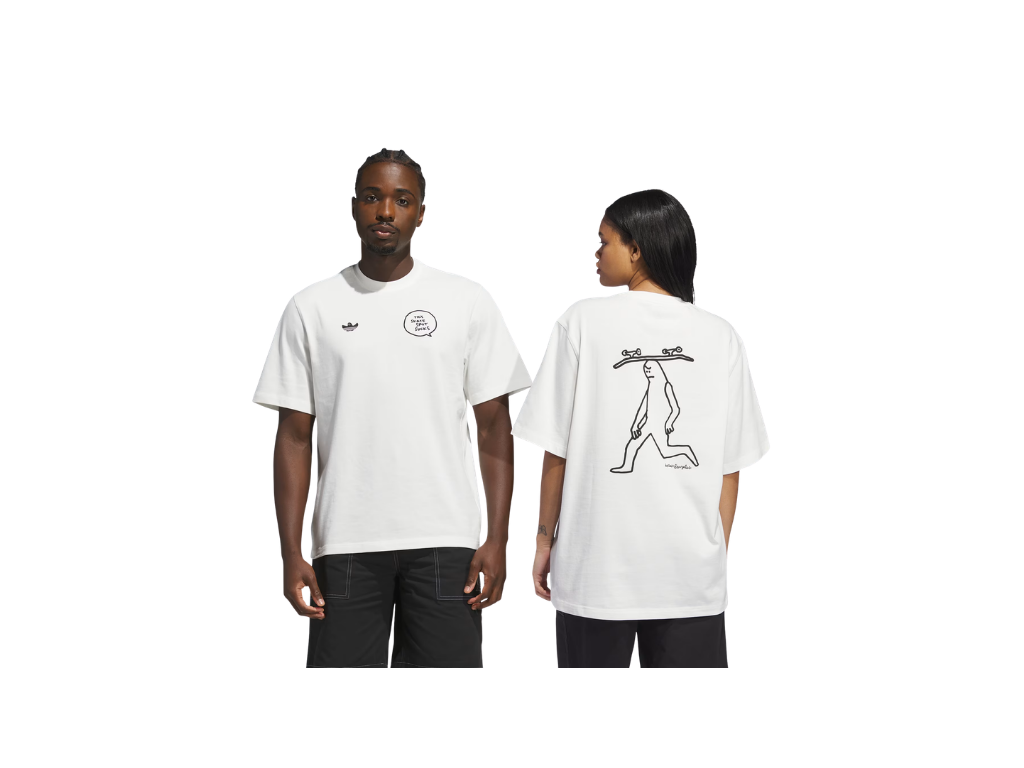 Adidas Unisex Graphic Back Print T-Shirt