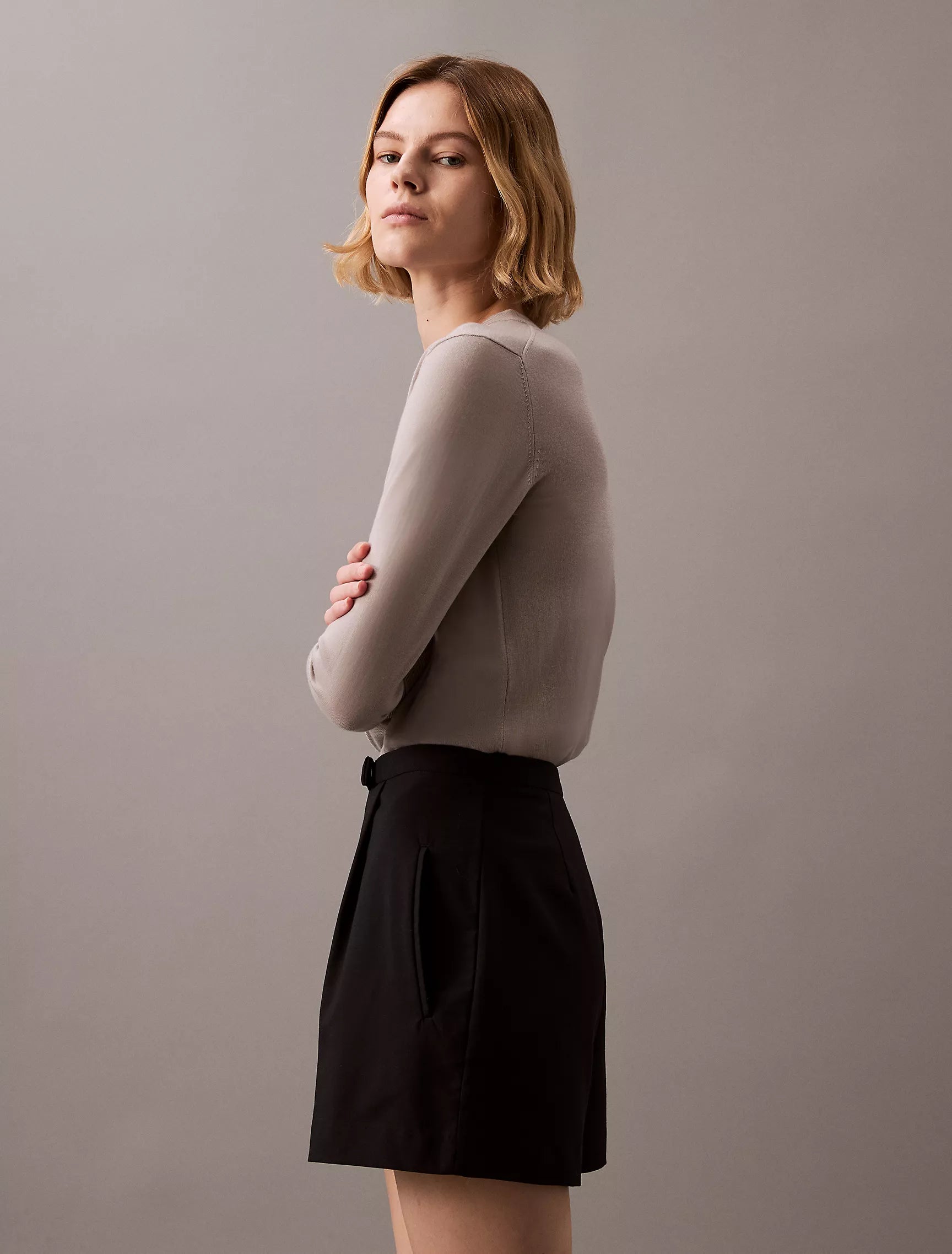  Soft Merino Wool Pullover
